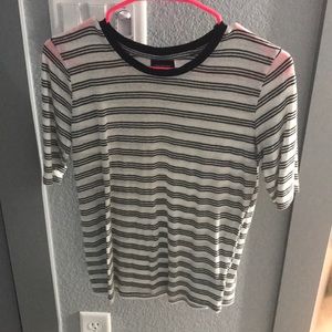 Black and white striped T-shirt
